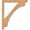 Ekena Millwork Legacy Arts and Crafts Smooth Bracket w/ Offset Brace, Western Red Cedar, 5 1/2"W x 42"D x 48"H BKT0604X42X48LEC03SWR - alternate 4